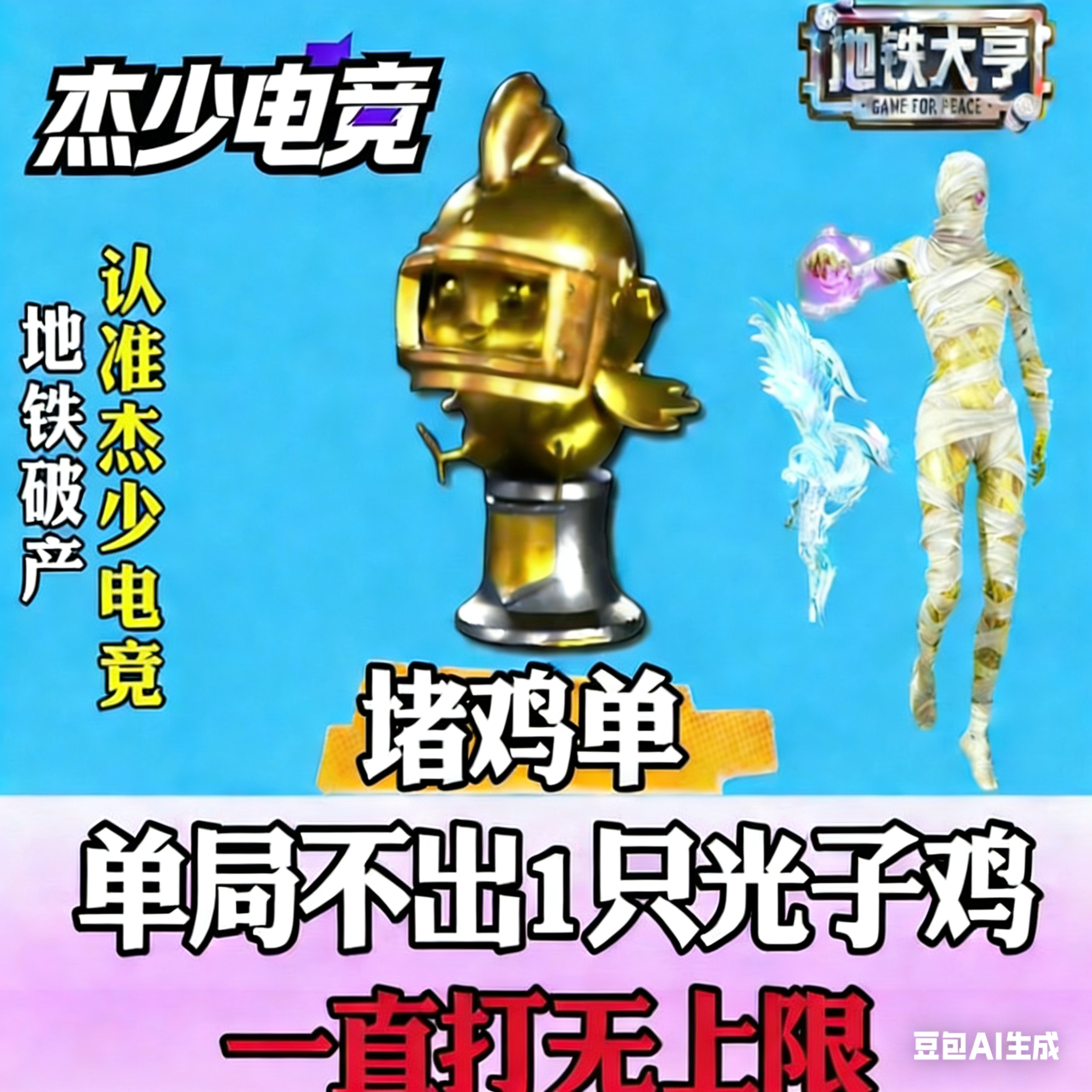 单局一只光子鸡不出一直打